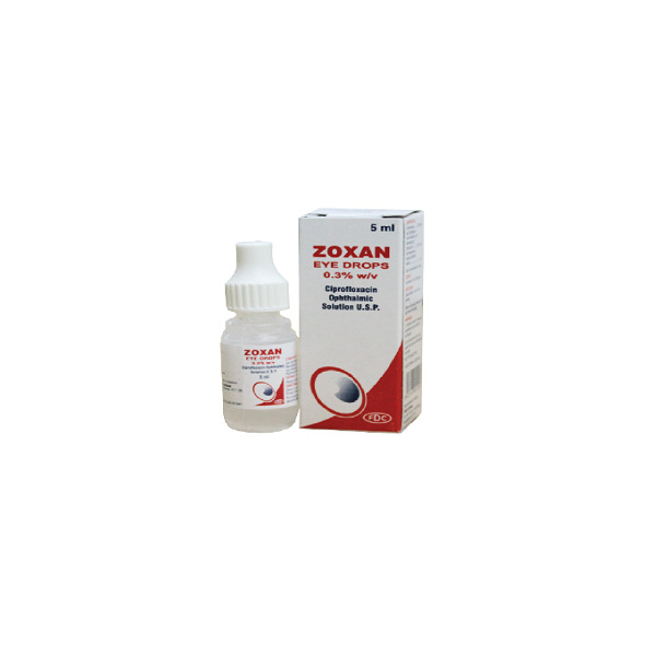 ZOXAN Ciprofloxacin 3mg / mL (0.3 w/v) Ophthalmic Eye Drops 5mL price